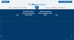 Desktop Screenshot of blues.org